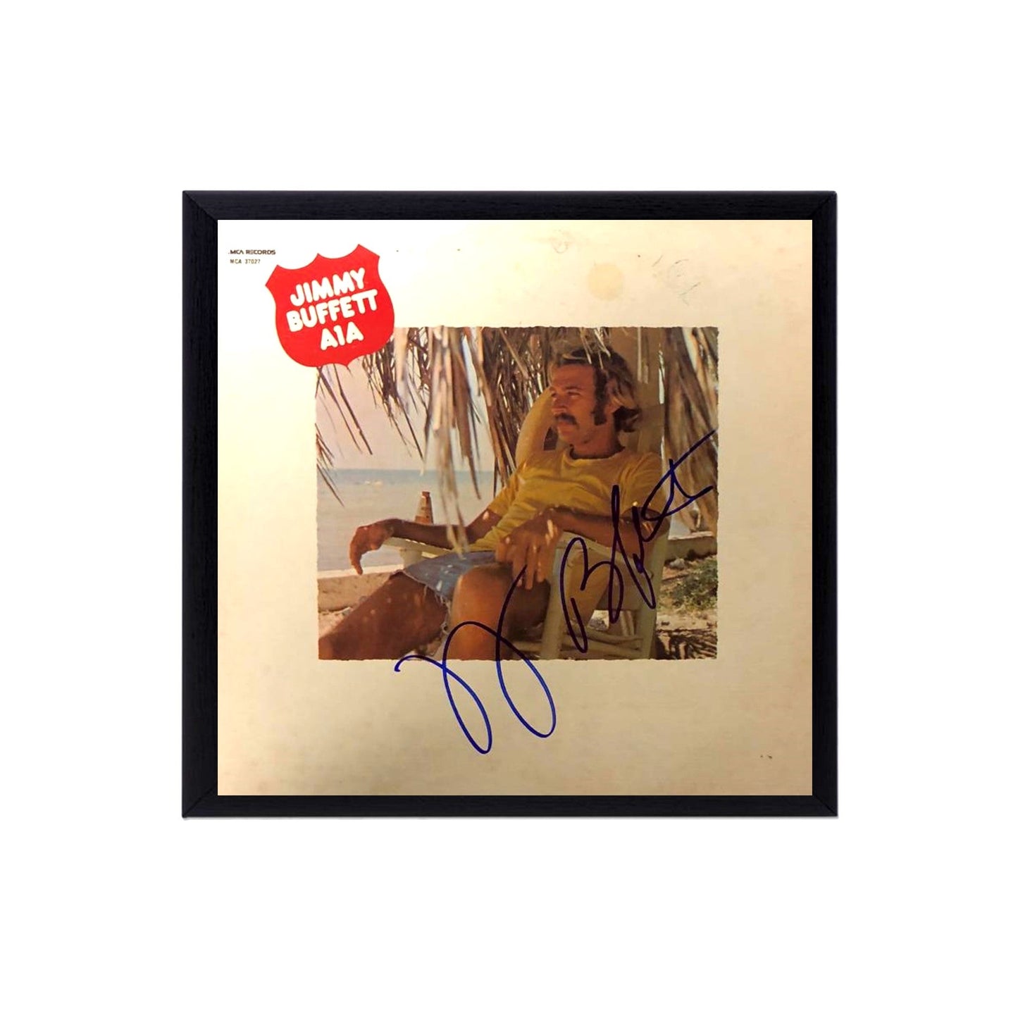 Autographed Jimmy Buffett Album Cover Replicas. 12" x 12", 11" x 14" or 13" x 19". Frame included. Just message me to tell me the replica you want framed and shipped.