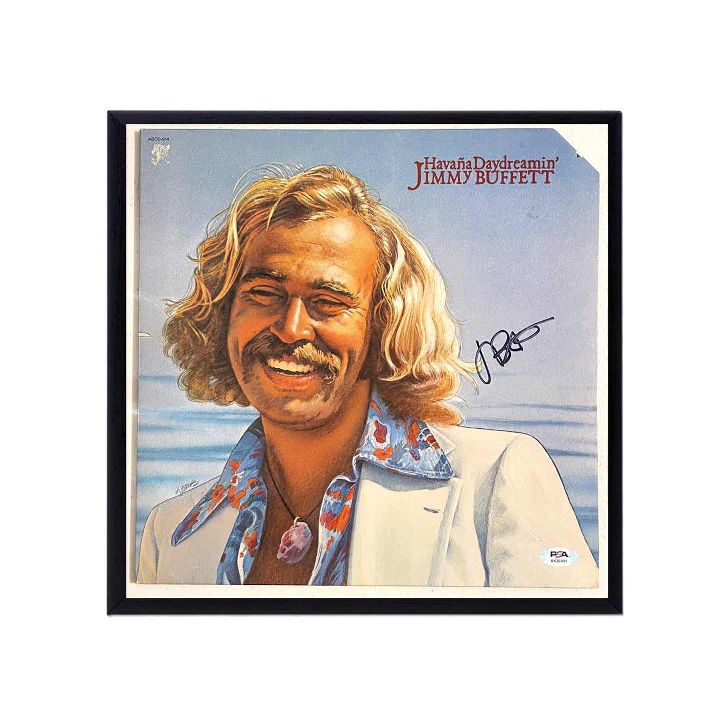 Autographed Jimmy Buffett Album Cover Replicas. 12" x 12", 11" x 14" or 13" x 19". Frame included. Just message me to tell me the replica you want framed and shipped.