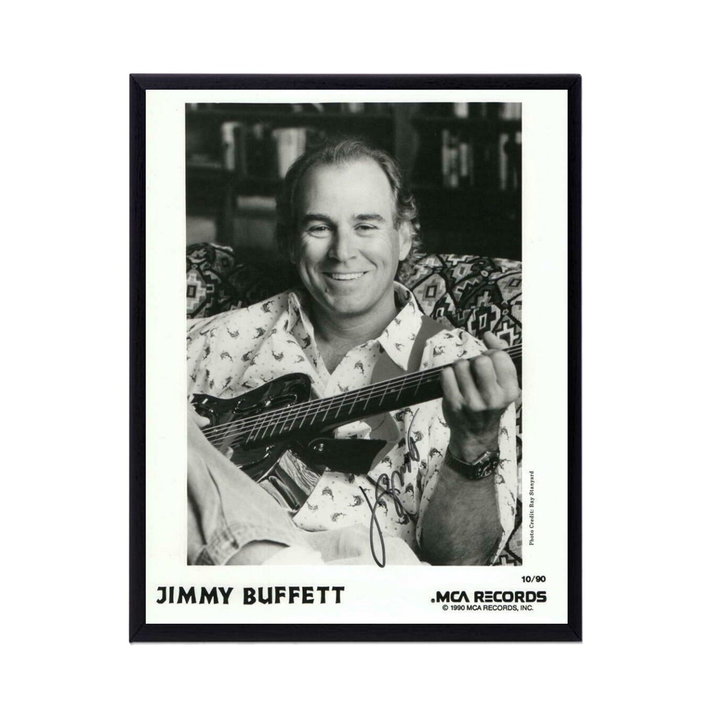 Autographed Jimmy Buffett Album Cover Replicas. 12" x 12", 11" x 14" or 13" x 19". Frame included. Just message me to tell me the replica you want framed and shipped.
