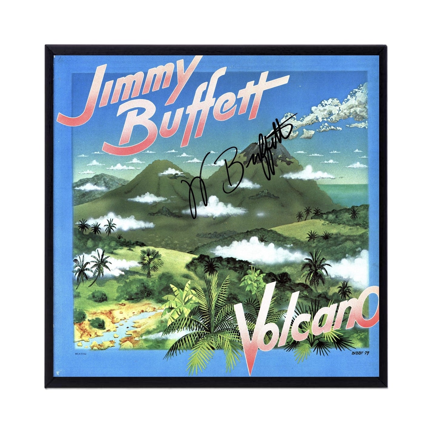 Autographed Jimmy Buffett Album Cover Replicas. 12" x 12", 11" x 14" or 13" x 19". Frame included. Just message me to tell me the replica you want framed and shipped.