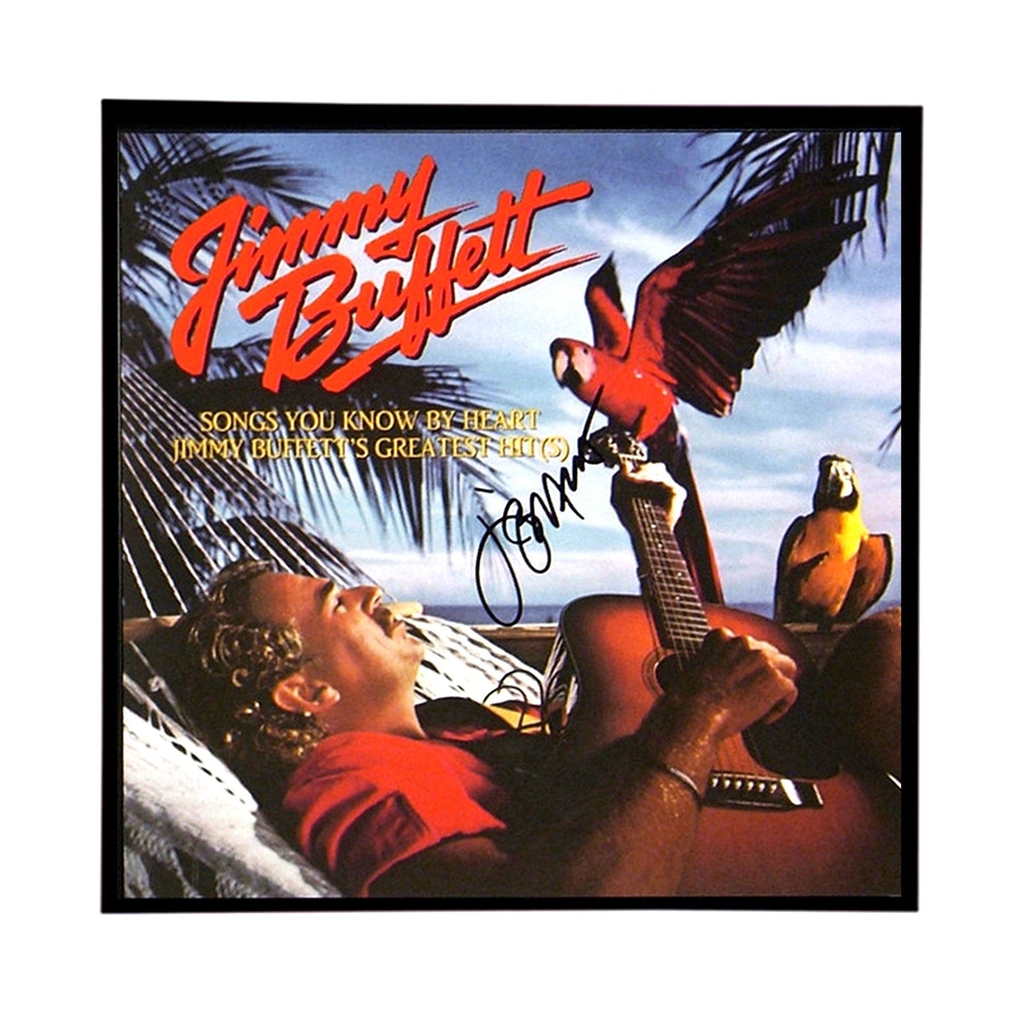 Autographed Jimmy Buffett Album Cover Replicas. 12" x 12", 11" x 14" or 13" x 19". Frame included. Just message me to tell me the replica you want framed and shipped.
