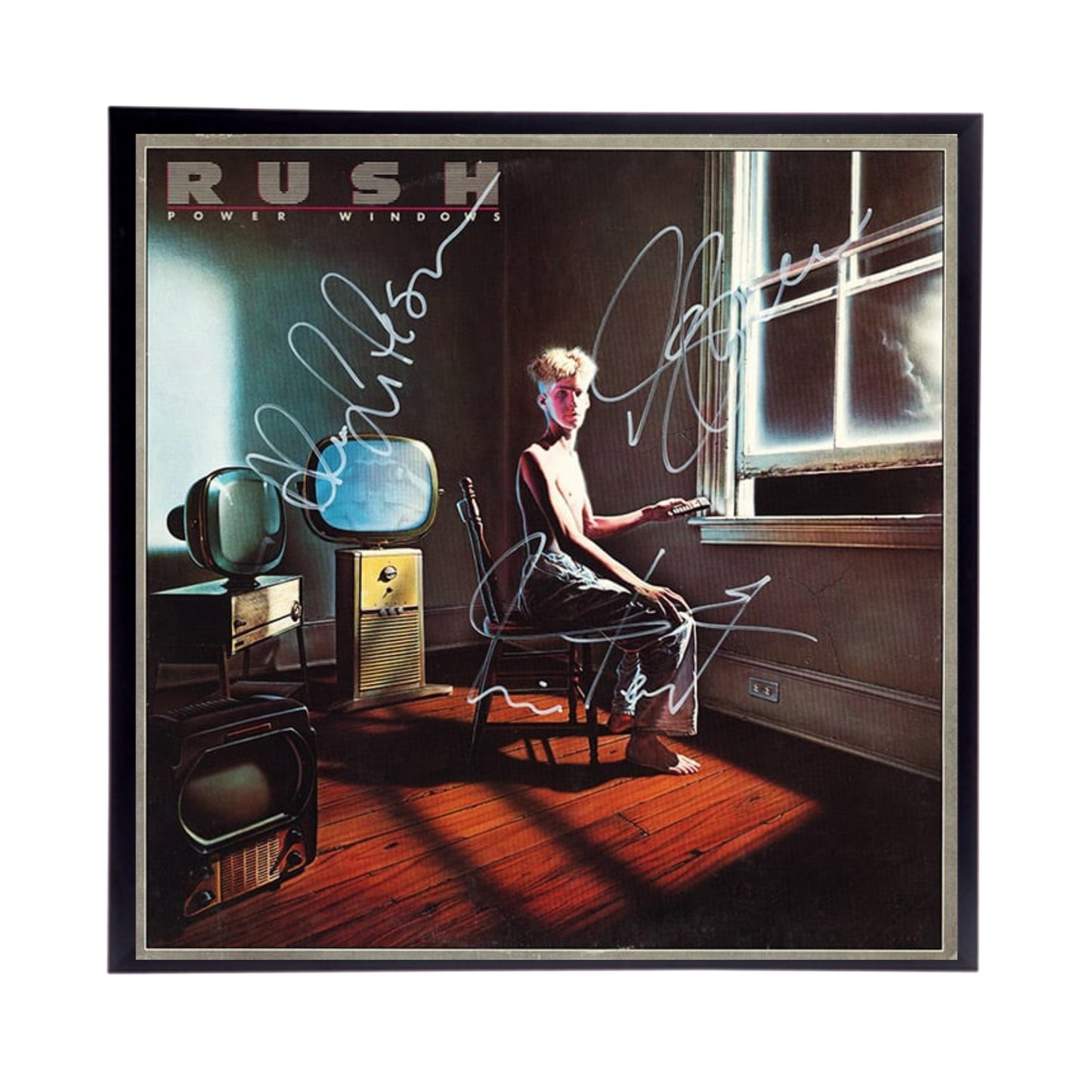 RUSH Album Cover Replicas. 12" x 12" inches. Frame included. Just message me to tell me the album cover replica you want framed and shipped.