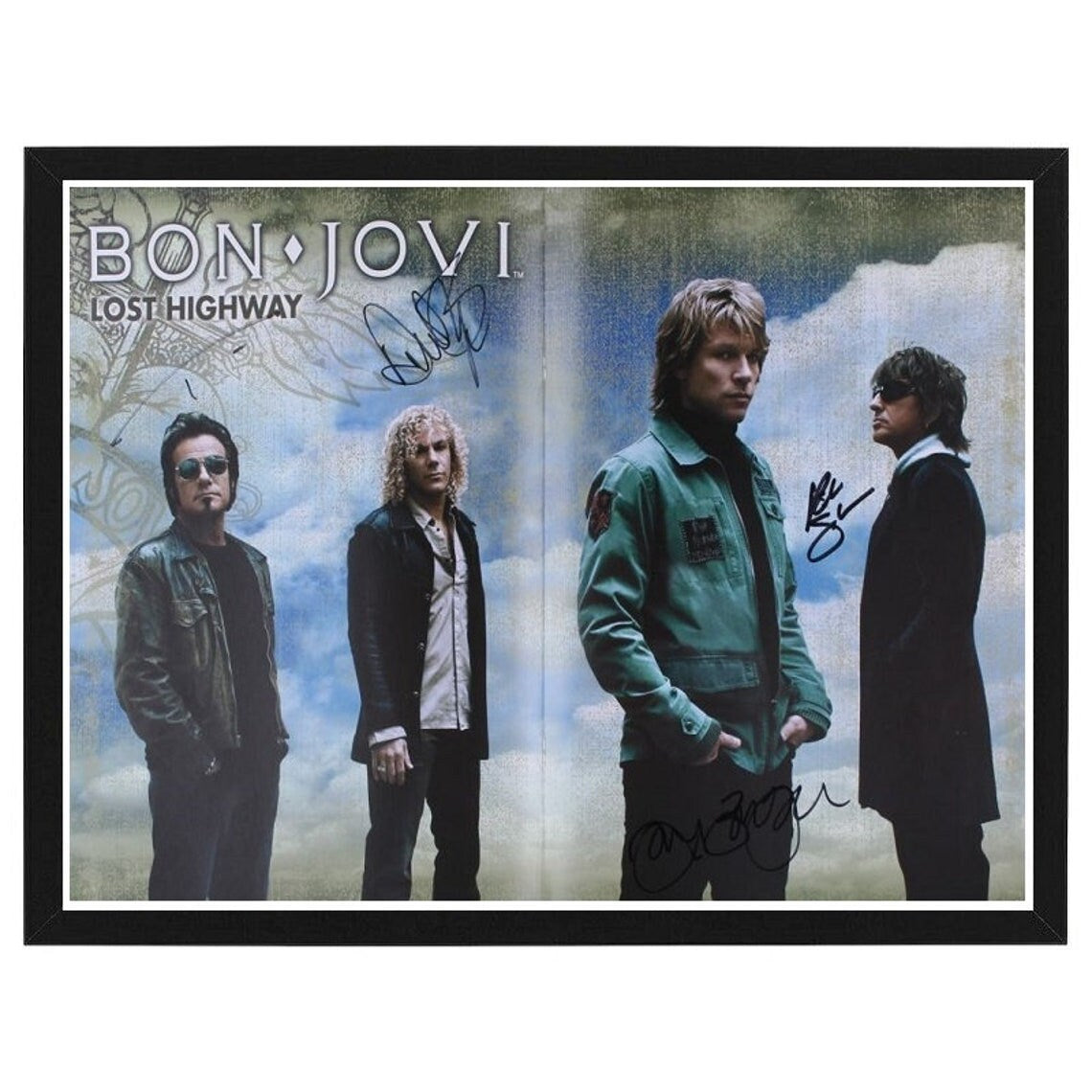 Bon Jovi Autographed Photo Reprint / Available in various sizes
