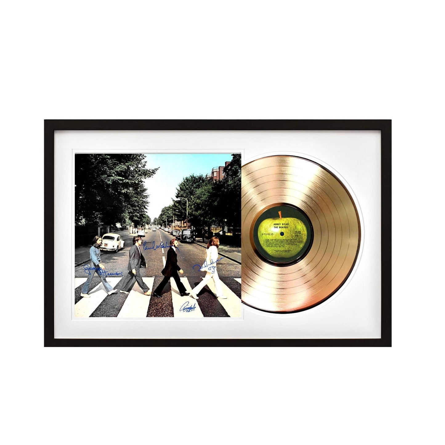 I can frame ANY COVER. Just message me. Replica Autographed Beatles "Abby Road" Gold record Tribute Display 25 x 16.5 Inches.