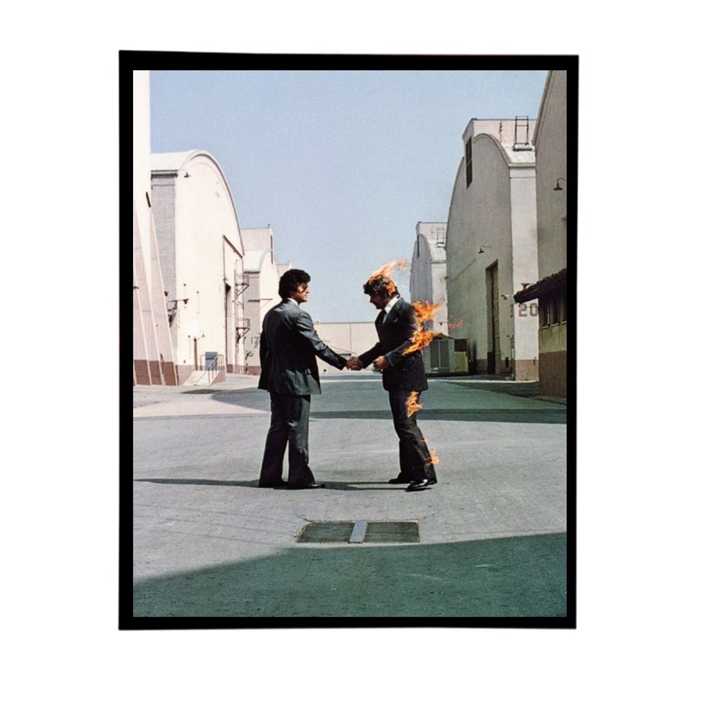 Autographed Pink Floyd "Wish you were here" poster 11" x 14"