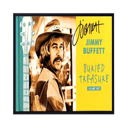 Autographed Jimmy Buffett Album Cover Replicas.  12" x 12", 11" x 14" or 13" x 19".  Frame included. Just message me to tell me the replica you want framed and shipped.