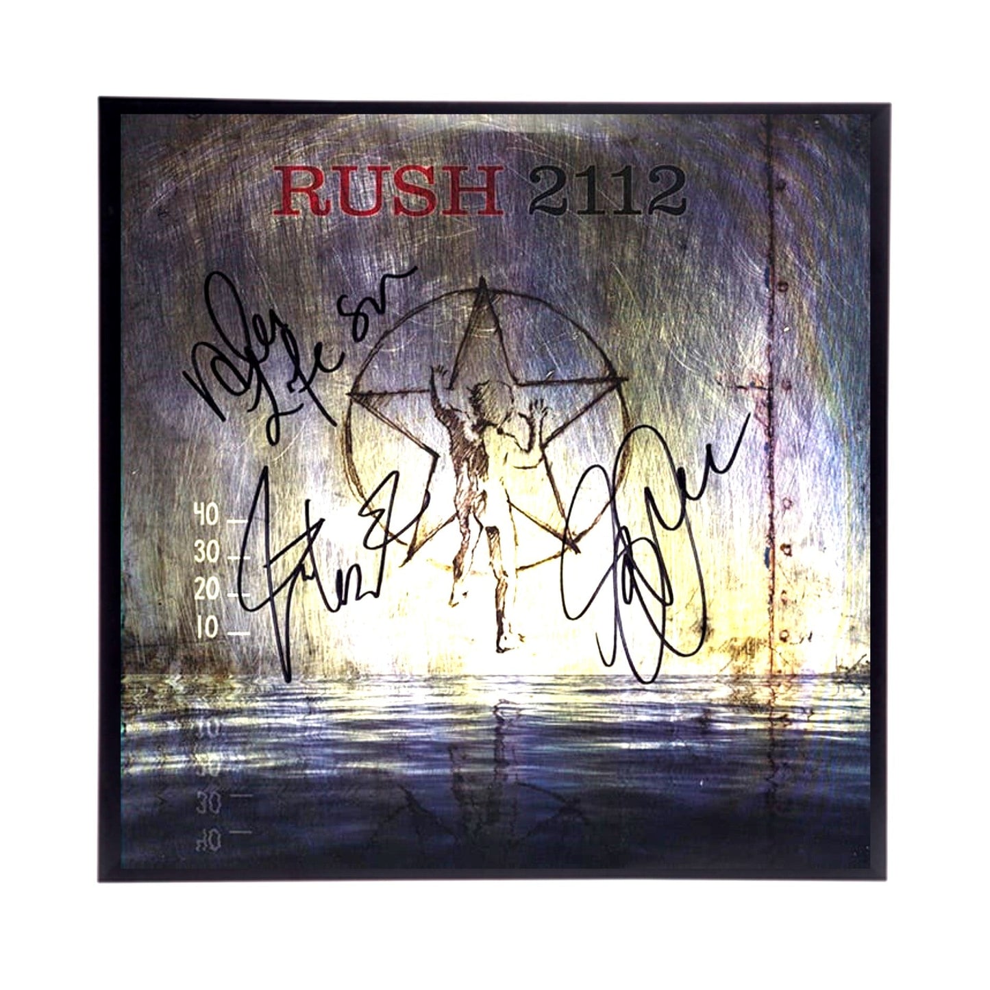 RUSH Album Cover Replicas.  12" x 12" inches.  Frame included. Just message me to tell me the album cover replica you want framed and shipped.