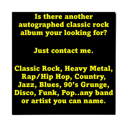 Autographed Bruce Springsteen The River Album Cover Replica,