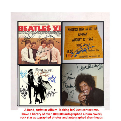 Autographed Pink Floyd "Wish you were here" poster   11" x 14"