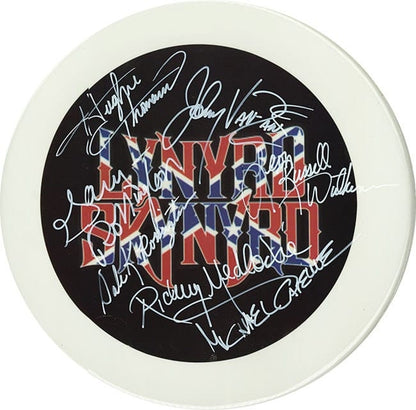 Lynyrd Skynyrd Autographed / Signed 10" Drumhead Replica