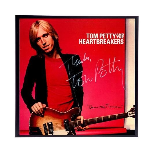 Autographed Tom Petty Album Cover Replica,