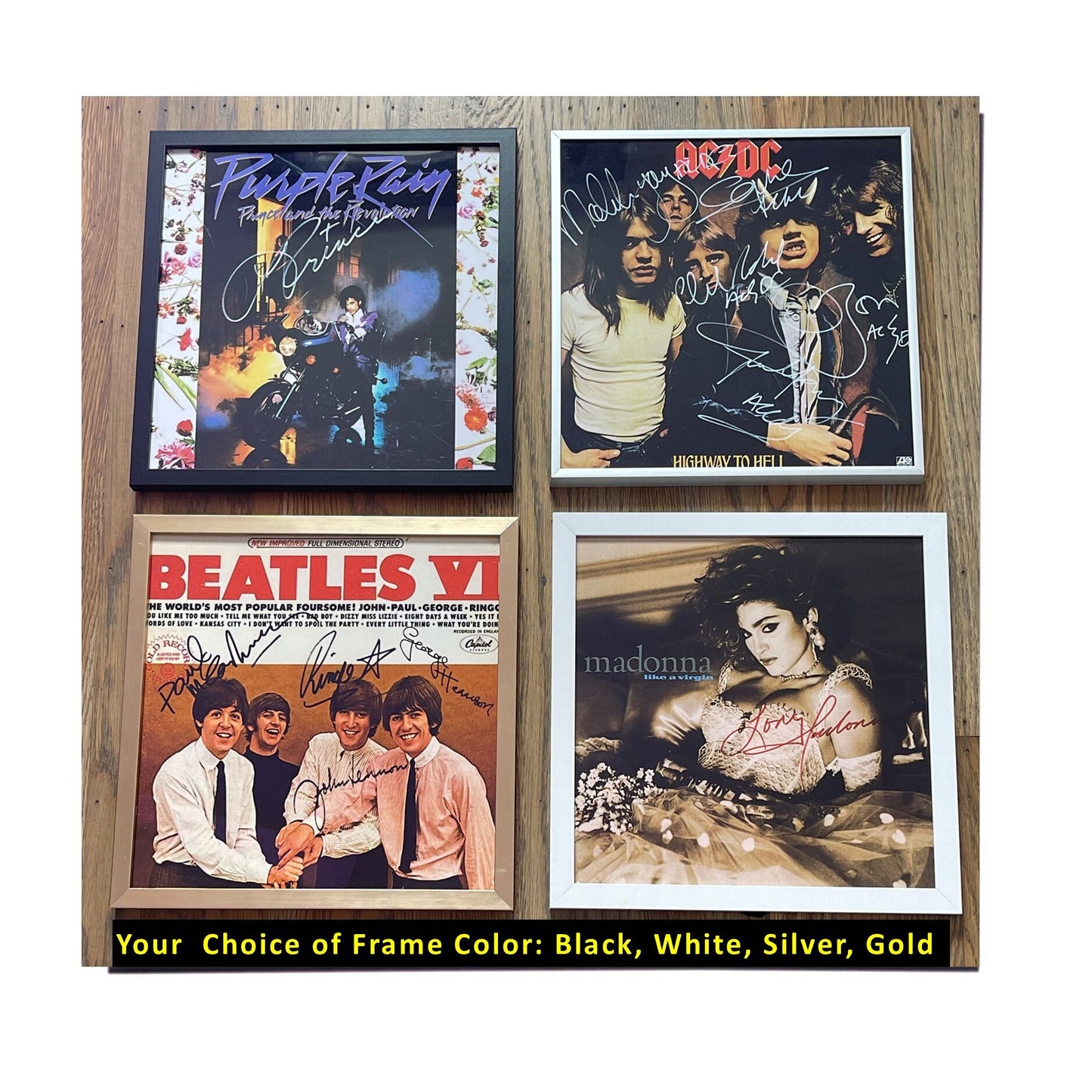 The Who "Who's Next" Autographed Album Cover Replica / All 4 Members /