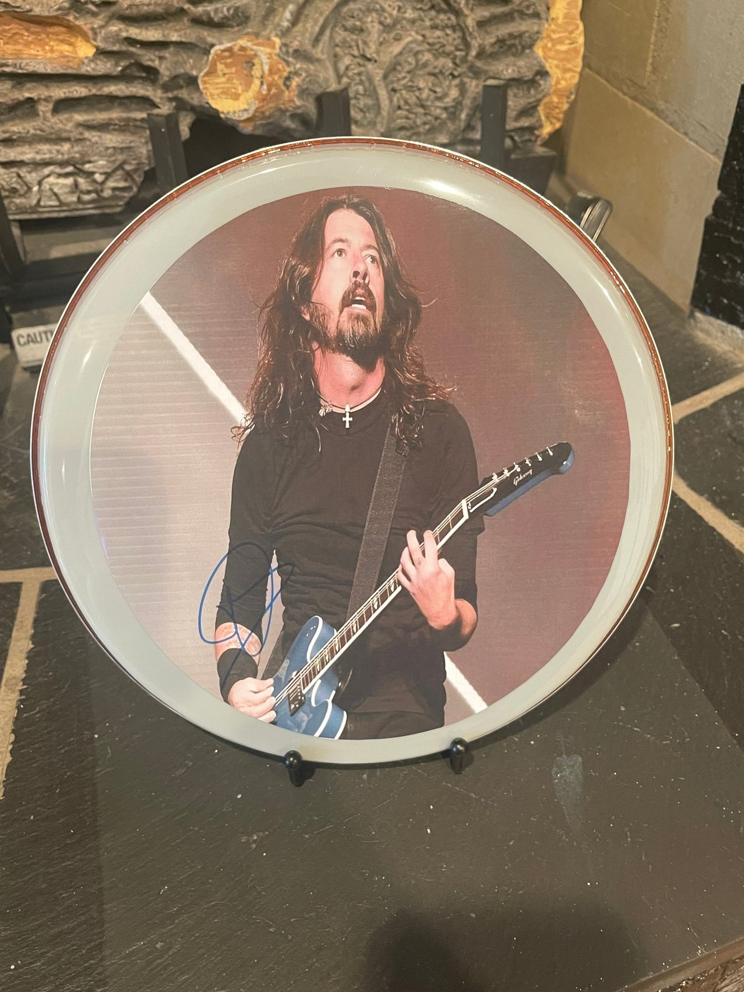 Foo Fighters Dave Grohl Tribute 10" Drumhead Replica / Nirvana / Foo Fighters