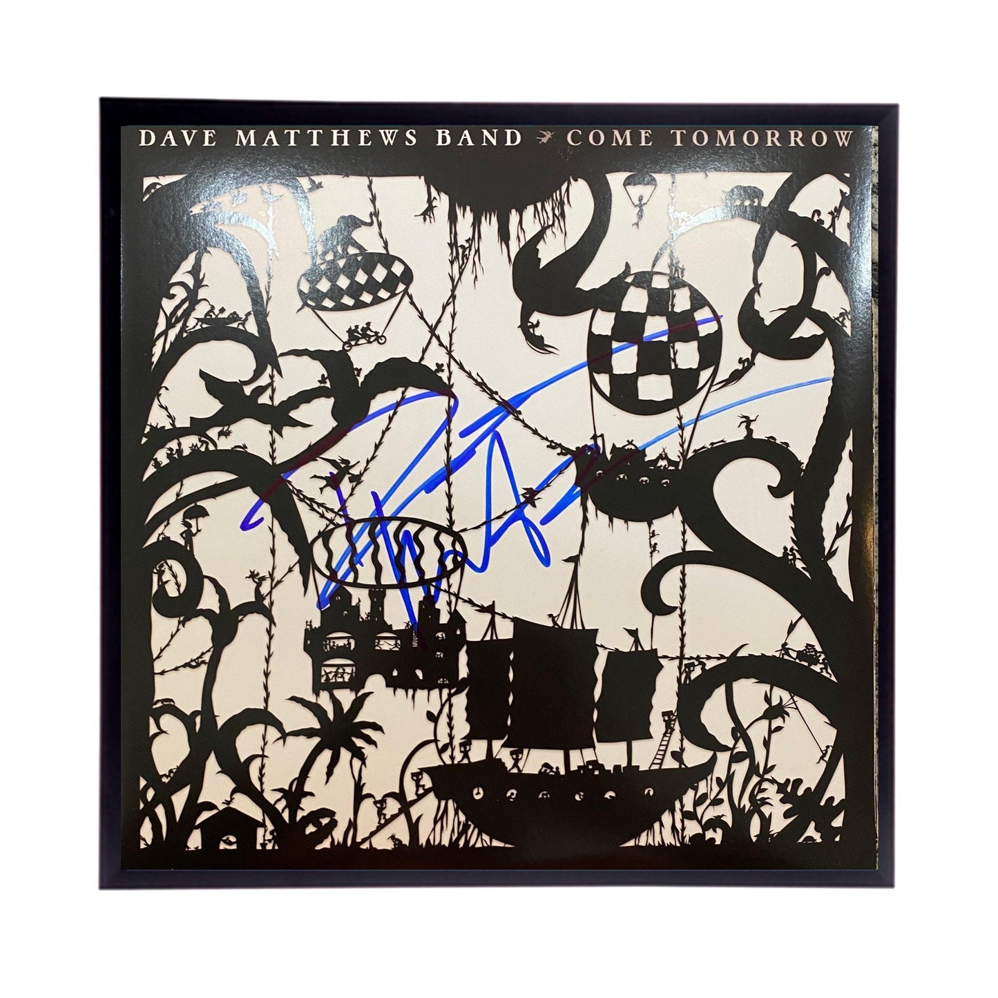 Autographed Dave Matthews Band "Come Tomorrow" Album Cover Replica,