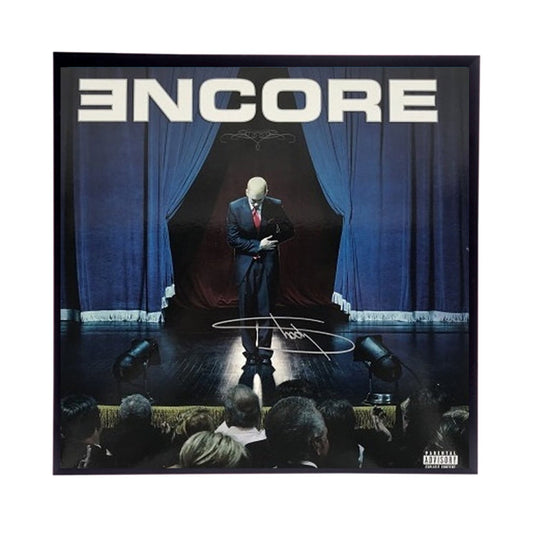 Eminem "Encore" Autographed Album Cover Replica,