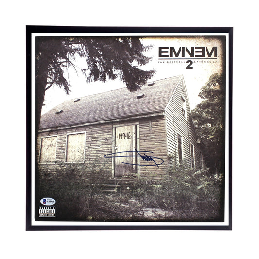 Eminem "Marshall Mathers" Autographed Album Cover Replica