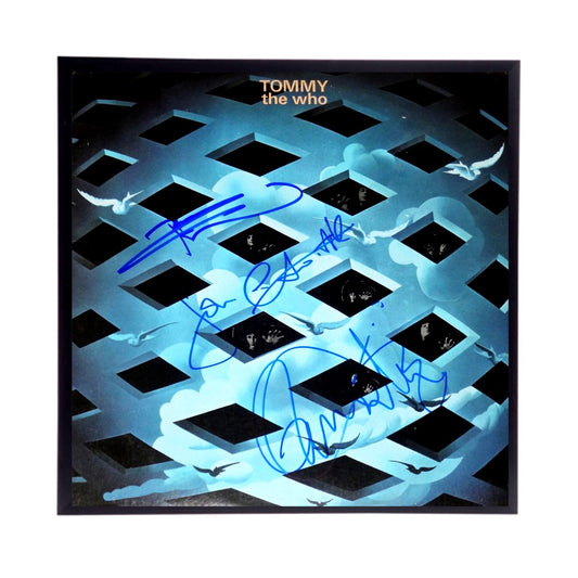 The Who "Tommy" Autographed Album Cover Replica / All 4 Members /