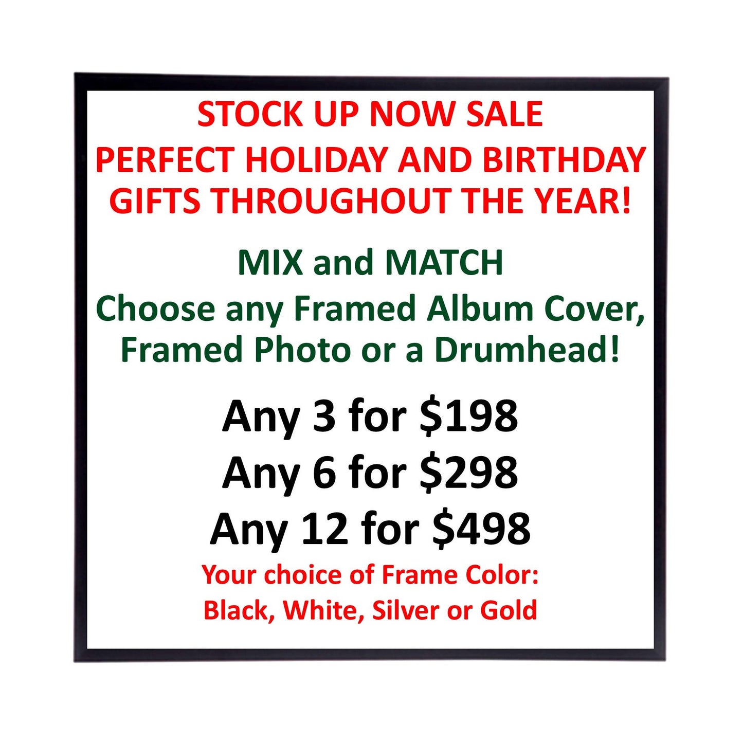 Autographed Jimmy Buffett Album Cover Replica,
