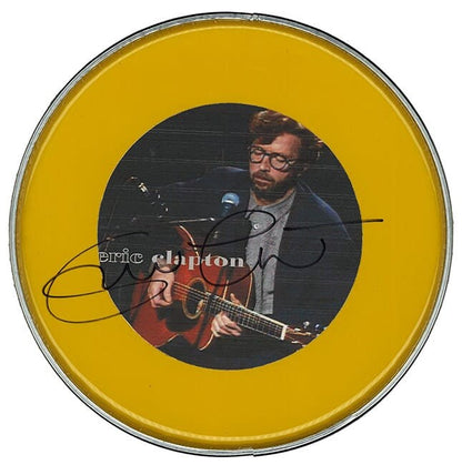 Eric Clapton Autographed / Signed 10" Drumhead Replica