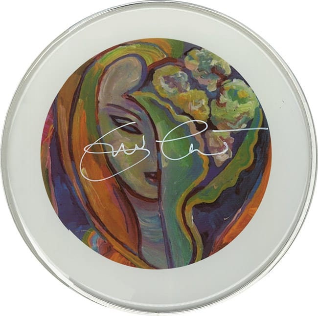 Eric Clapton "Layla" Autographed / Signed 10" Drumhead Replica