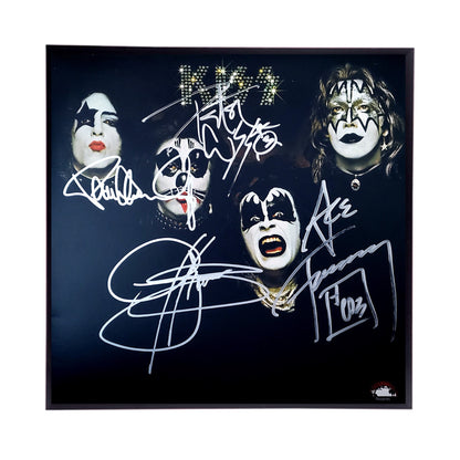 Autographed KISS Album Cover Replica,