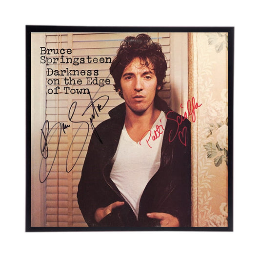 Autographed Bruce Springsteen Album Cover Replica,