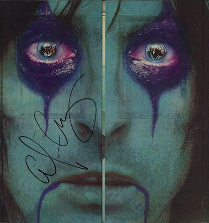 Alice Cooper Autographed Album Cover Replica