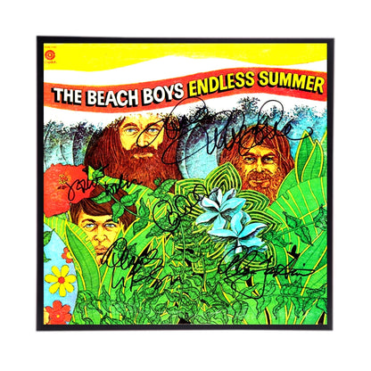 Beach Boys Autographed Album Cover Replica,