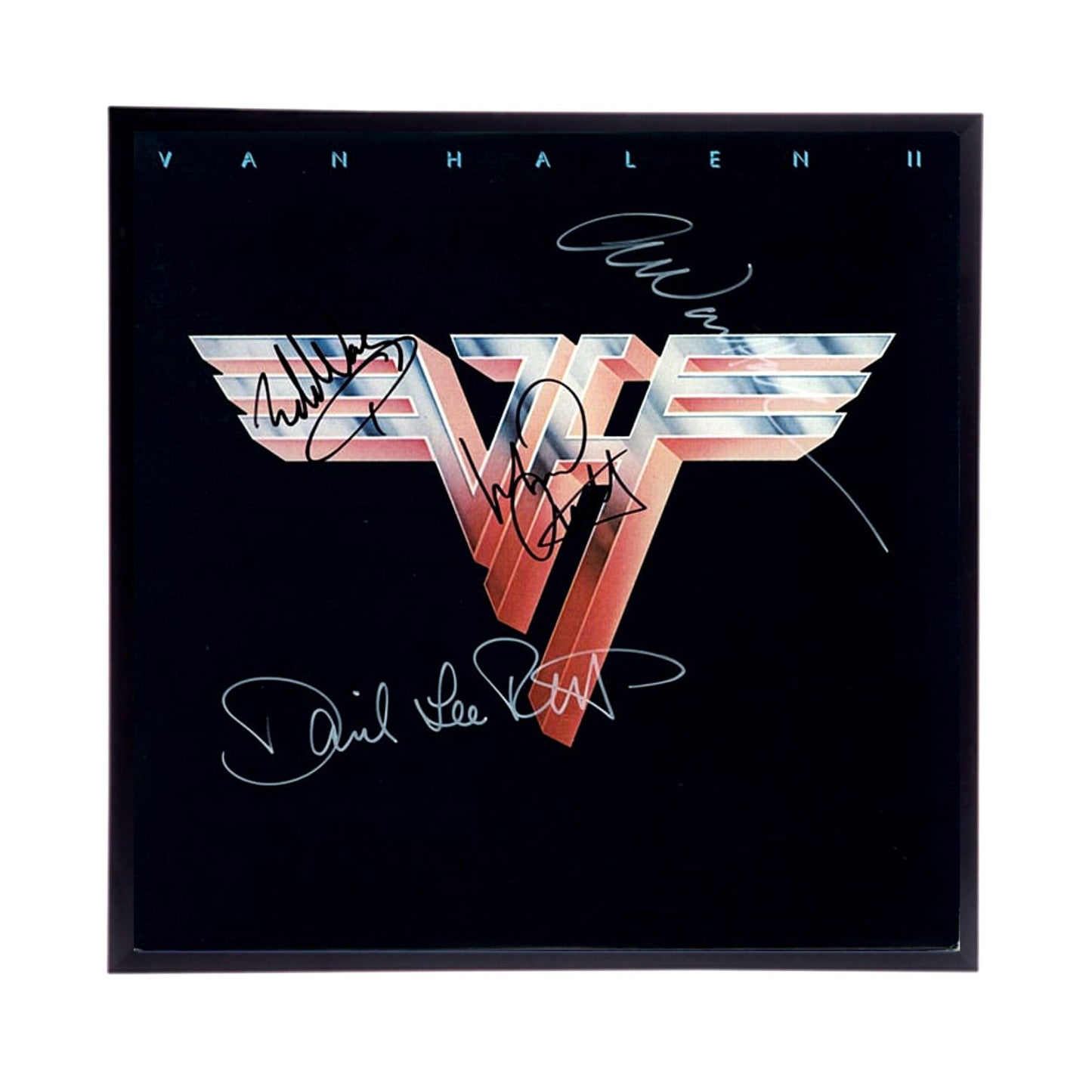 Van Halen Autographed Album Cover Replica,