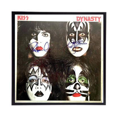 KISS Autographed Album Cover Replica,