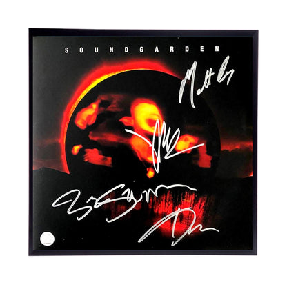 Autographed Soundgarden Superunknown Album Cover Replica,