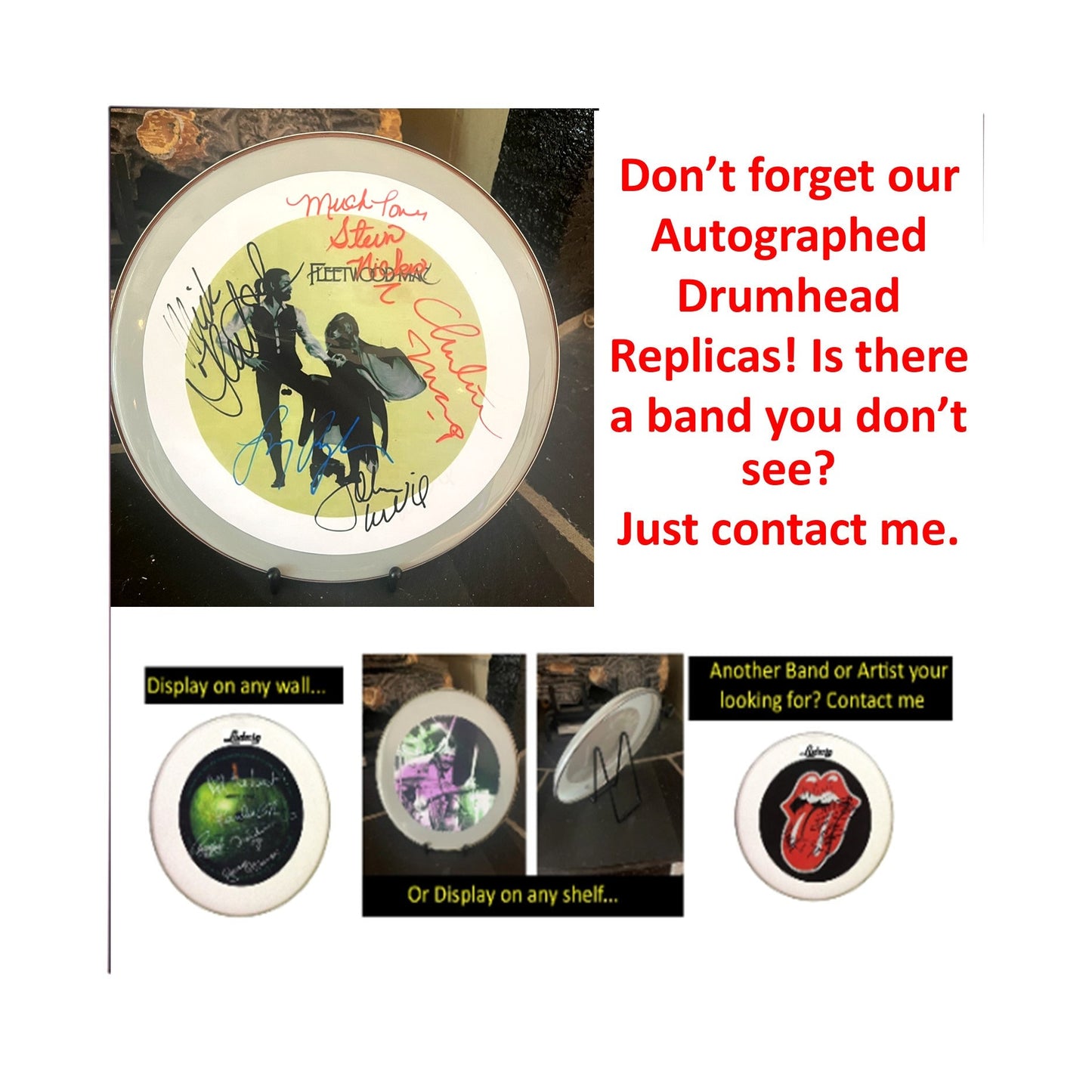 Bon Jovi Autographed Photo Reprint / Available in various sizes