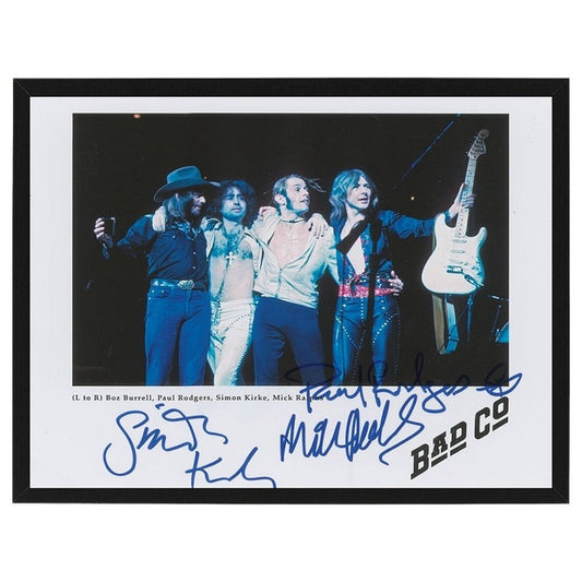 Bad Company Autographed Photo Reprint / Available in various sizes