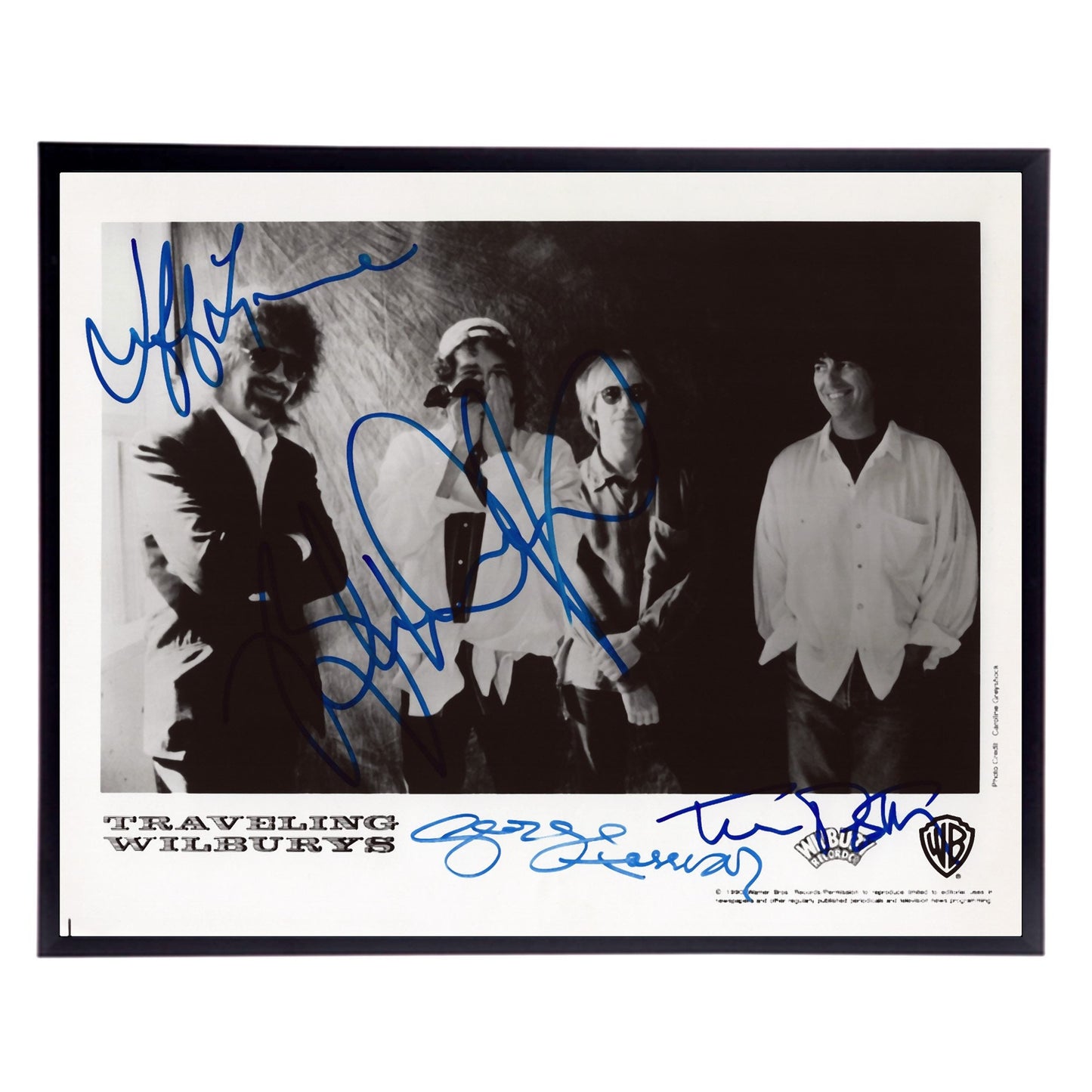 Traveling Wilburys Autographed Photo Reprint / Available in various sizes