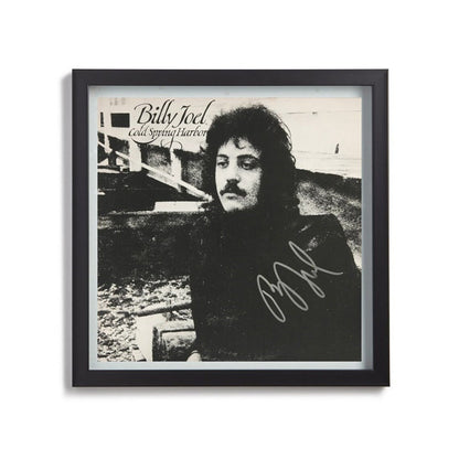 Billy Joel "Cold Stone Harbour" Autographed Album Cover Replica,