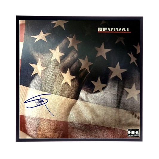 Eminem "Revival" Autographed Album Cover Replica