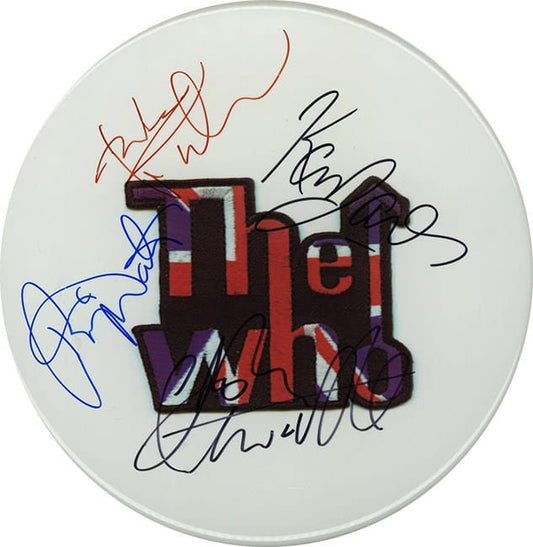 The WHO Autographed / Signed 10" Drumhead Replica