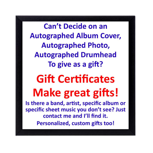 GIFT CERTIFICATES are available.  Can't decide?  Give a gift certificate!