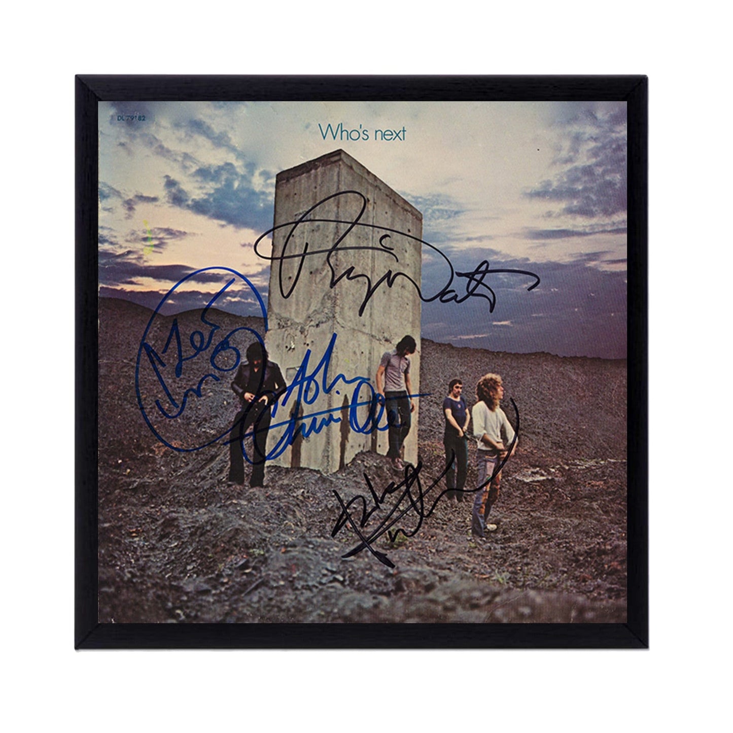 The Who "Who's Next" Autographed Album Cover Replica / All 4 Members /