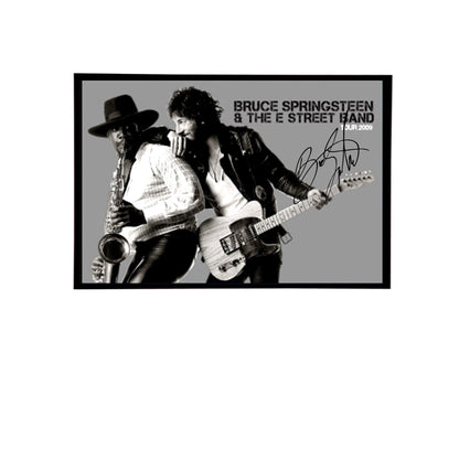 FRAME INCLUDED, Autographed Bruce Springsteen 2009 tour "Born to Run" Replica, Various sizes available