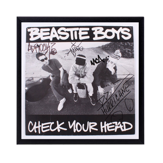 Autographed Beastie Boys "Feed Your Head" Album Cover Replica,FRAME INCLUDED