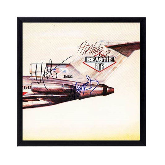 Autographed Beastie Boys "License to Ill" Album Cover Replica