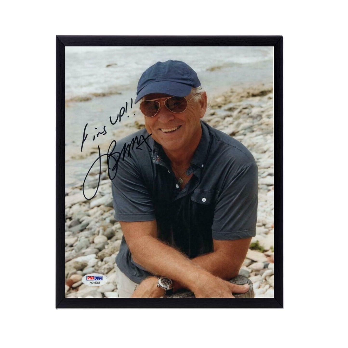 Jimmy Buffett  Autographed Album Cover Replica, 12" x 12" or 11" x 14" Framed Photo of Jimmy.  Your Choice.