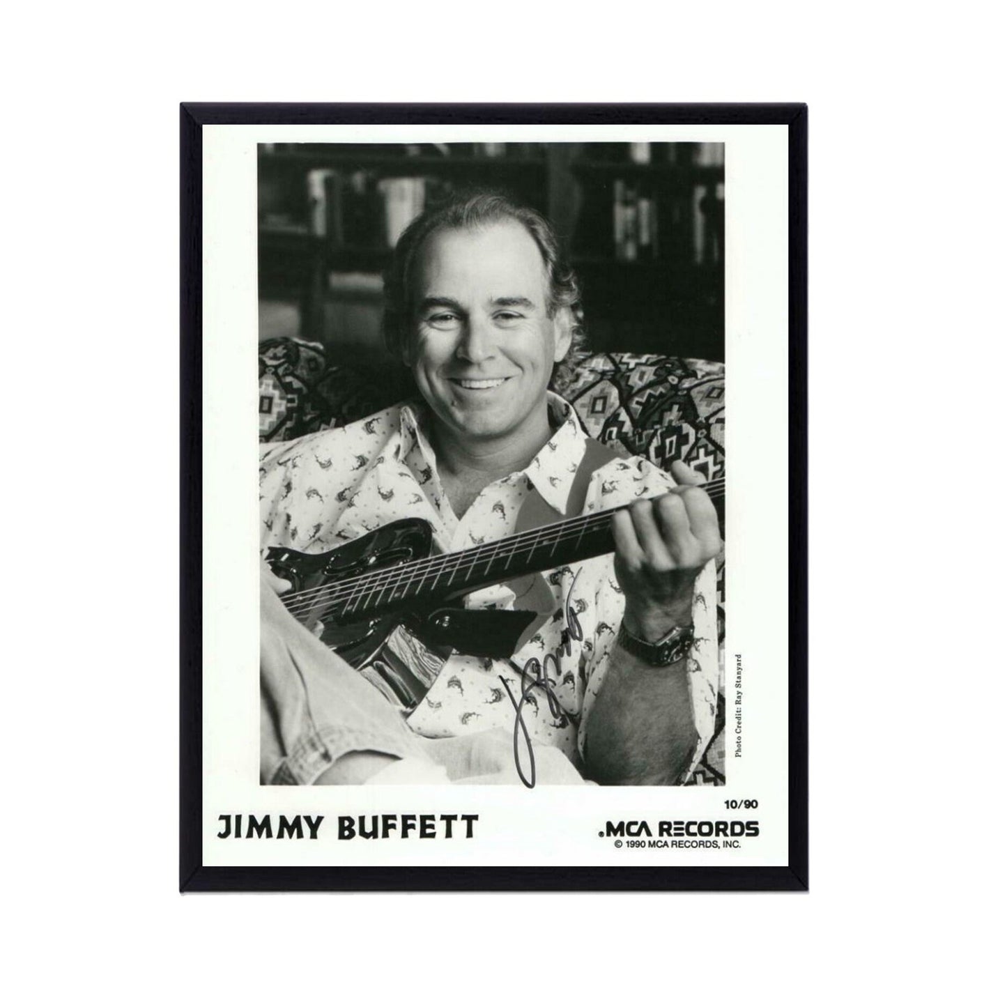 Jimmy Buffett  Autographed Album Cover Replica, 12" x 12" or 11" x 14" Framed Photo of Jimmy.  Your Choice.