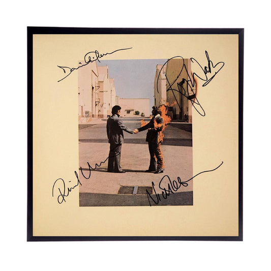 Autographed Pink Floyd Album Cover Replica,